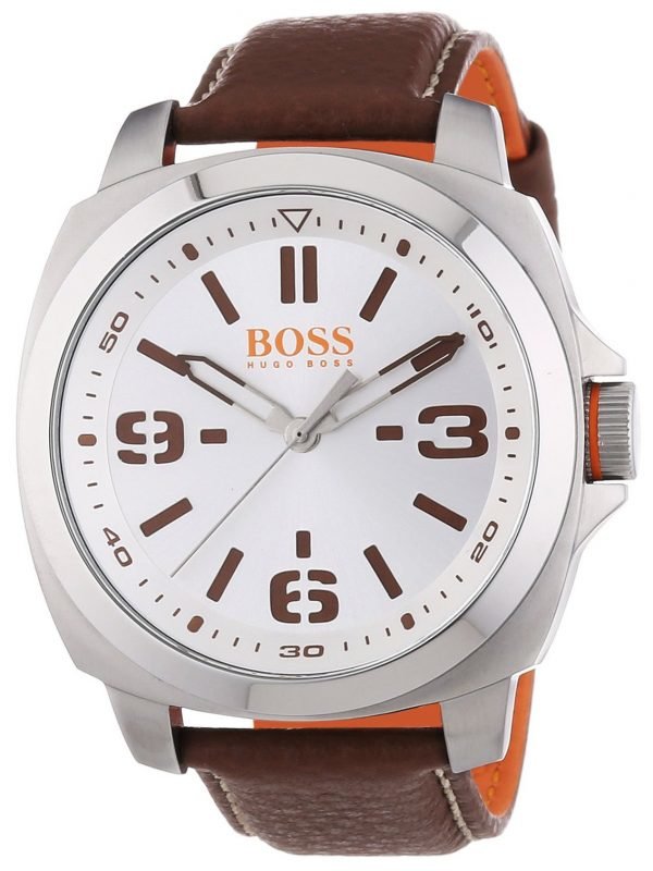 Hugo Boss Brisbane 1513097 Kello Hopea / Nahka