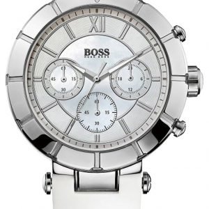 Hugo Boss Chronograph 1502314 Kello Valkoinen / Kumi