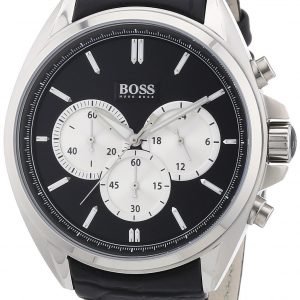 Hugo Boss Chronograph 1512879 Kello Musta / Nahka