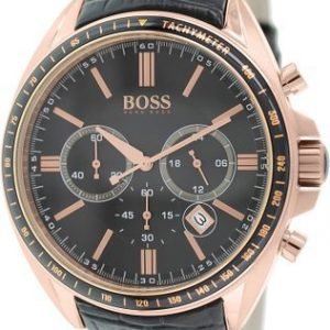 Hugo Boss Chronograph 1513092 Kello Musta / Nahka