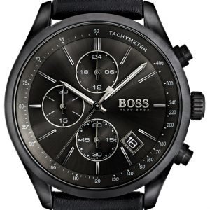 Hugo Boss Chronograph 1513474 Kello Musta / Nahka