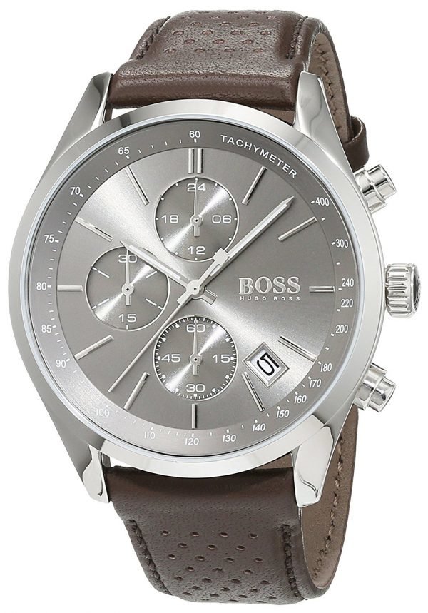 Hugo Boss Chronograph 1513476 Kello Harmaa / Nahka