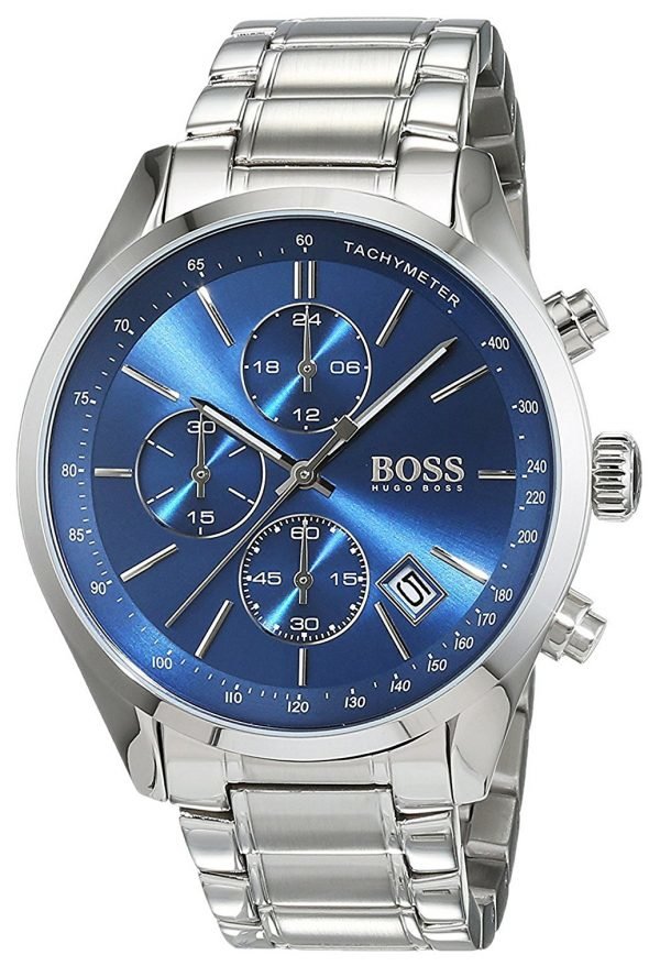 Hugo Boss Chronograph 1513478 Kello Sininen / Teräs