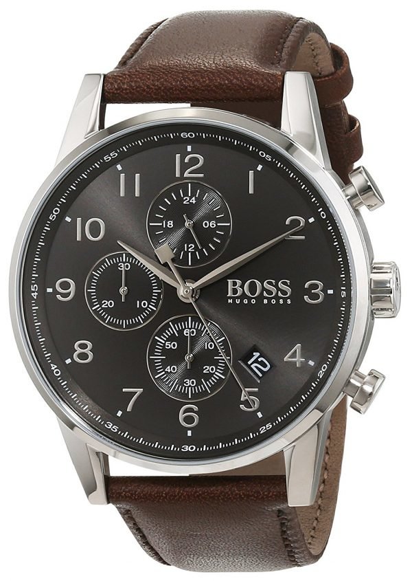 Hugo Boss Chronograph 1513494 Kello Harmaa / Nahka