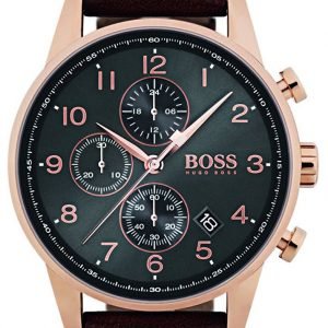 Hugo Boss Chronograph 1513496 Kello Harmaa / Nahka