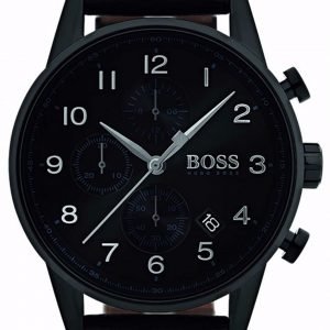 Hugo Boss Chronograph 1513497 Kello Musta / Nahka