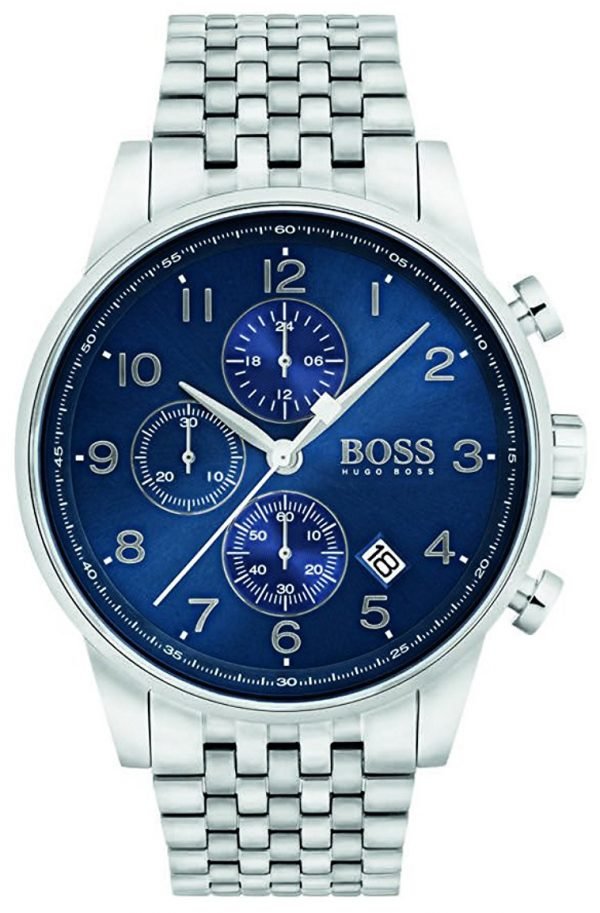 Hugo Boss Chronograph 1513498 Kello Sininen / Teräs