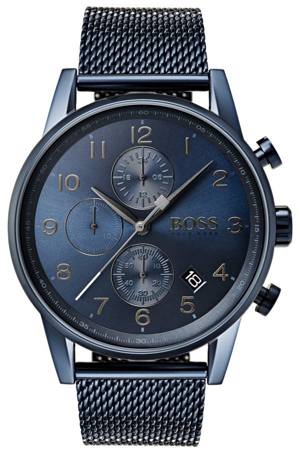 Hugo Boss Chronograph 1513538 Kello Sininen / Teräs