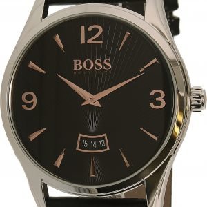 Hugo Boss Commander 1513425 Kello Musta / Nahka