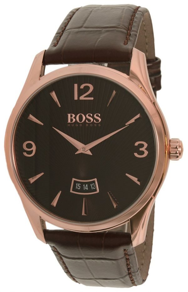 Hugo Boss Commander 1513426 Kello Musta / Nahka