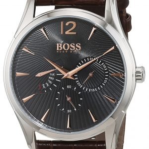 Hugo Boss Commander 1513490 Kello Harmaa / Nahka