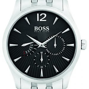 Hugo Boss Commander 1513493 Kello Musta / Teräs