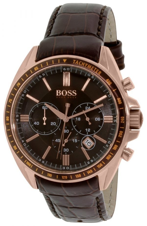 Hugo Boss Driver 1513093 Kello Ruskea / Nahka