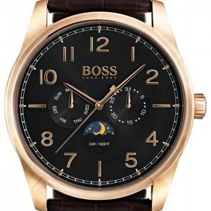 Hugo Boss Heritage 1513468 Kello Musta / Nahka