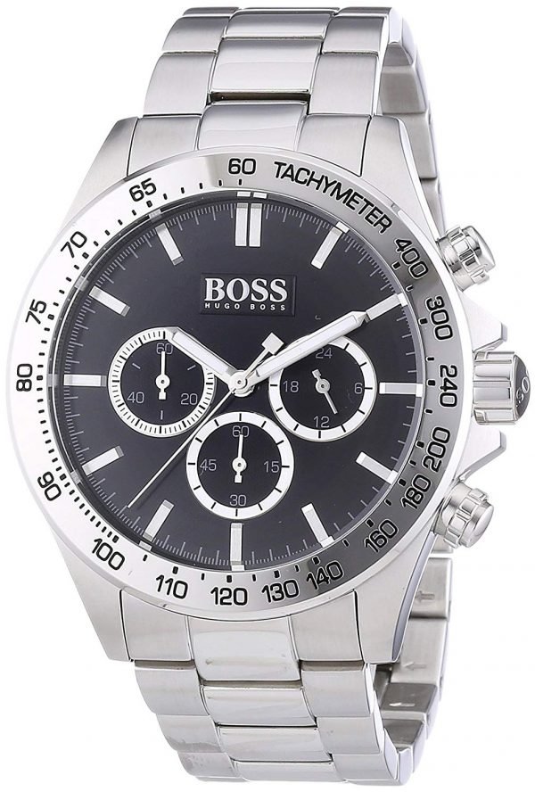 Hugo Boss Ikon 1512965 Kello Musta / Teräs