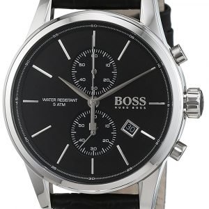 Hugo Boss Jet 1513279 Kello Musta / Nahka