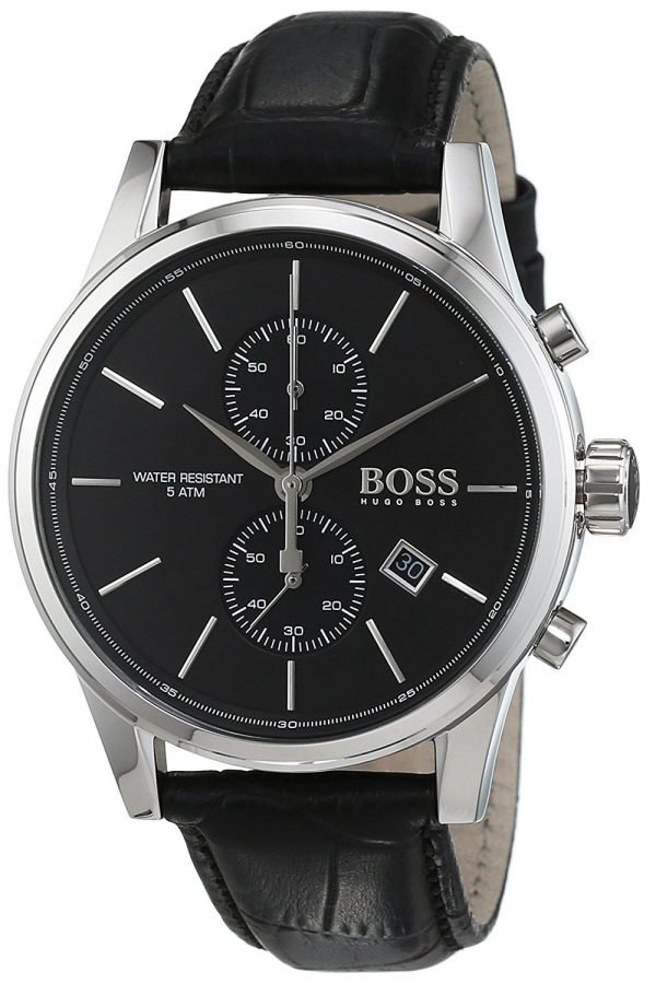 Hugo Boss Jet 1513279 Kello Musta / Nahka