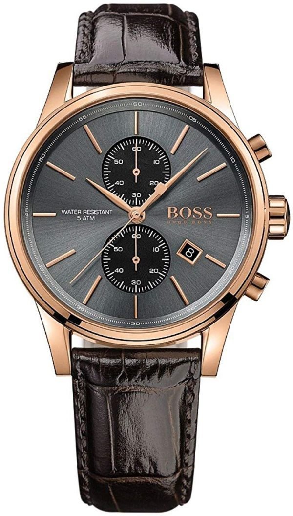 Hugo Boss Jet 1513281 Kello Harmaa / Nahka