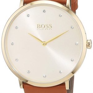 Hugo Boss Jillian 1502411 Kello Samppanja / Nahka