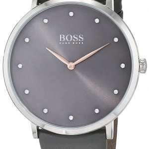 Hugo Boss Jillian 1502413 Kello Harmaa / Nahka