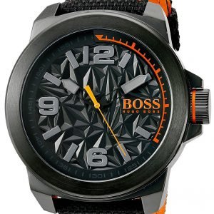 Hugo Boss New York 1513343 Kello Musta / Nahka