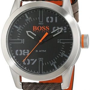 Hugo Boss Oslo 1513417 Kello Harmaa / Nahka