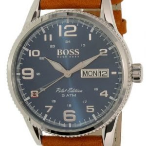 Hugo Boss Pilot Vintage 1513331 Kello Sininen / Nahka