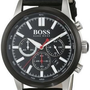 Hugo Boss Racing 1513191 Kello Musta / Nahka