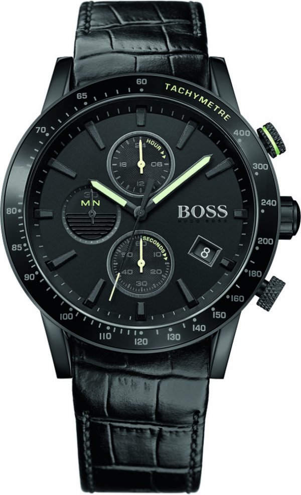 Hugo Boss Rafale 1513389 Kello Musta / Nahka