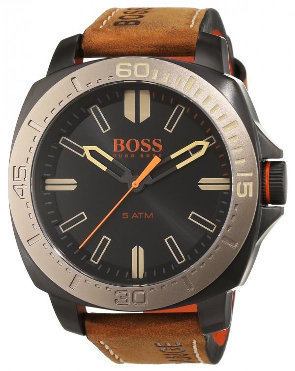 Hugo Boss Sao Paulo 1513314 Kello Musta / Nahka