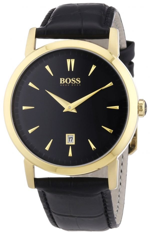 Hugo Boss Slim 1512909 Kello Musta / Nahka