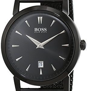 Hugo Boss Slim 1513235 Kello Musta / Teräs