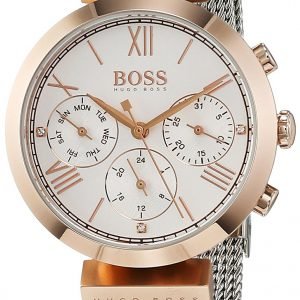 Hugo Boss Sport 1502427 Kello Valkoinen / Teräs