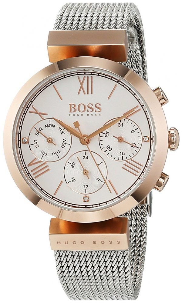 Hugo Boss Sport 1502427 Kello Valkoinen / Teräs