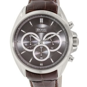 Hugo Boss Sport 1513035 Kello Harmaa / Nahka