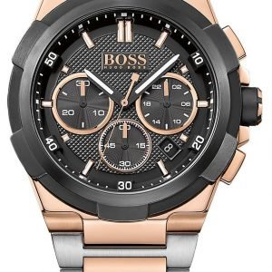 Hugo Boss Supernova 1513358 Kello Musta / Punakultasävyinen