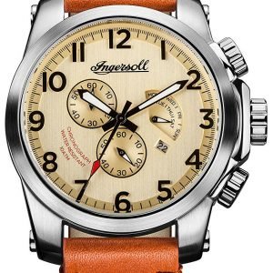 Ingersoll The Manning I03001 Kello Beige / Nahka