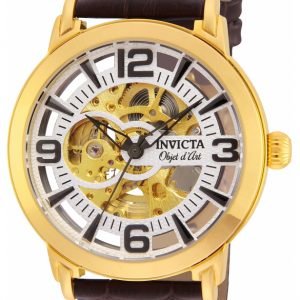 Invicta 22608 Kello Hopea / Nahka