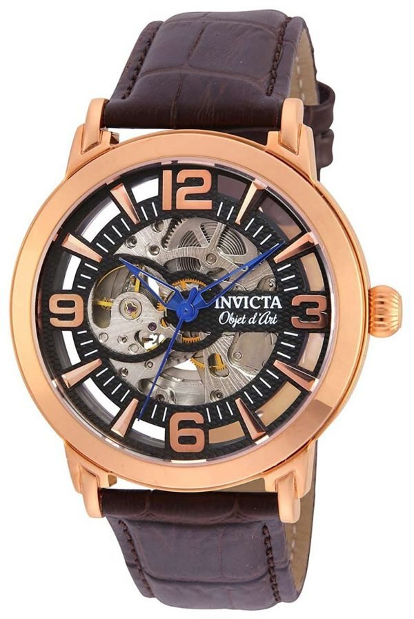 Invicta 22609 Kello Musta / Nahka