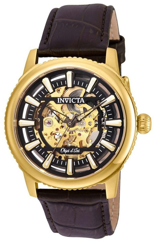 Invicta 22611 Kello Musta / Nahka