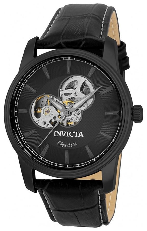 Invicta 22619 Kello Musta / Nahka