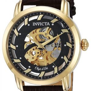 Invicta 22634 Kello Musta / Nahka