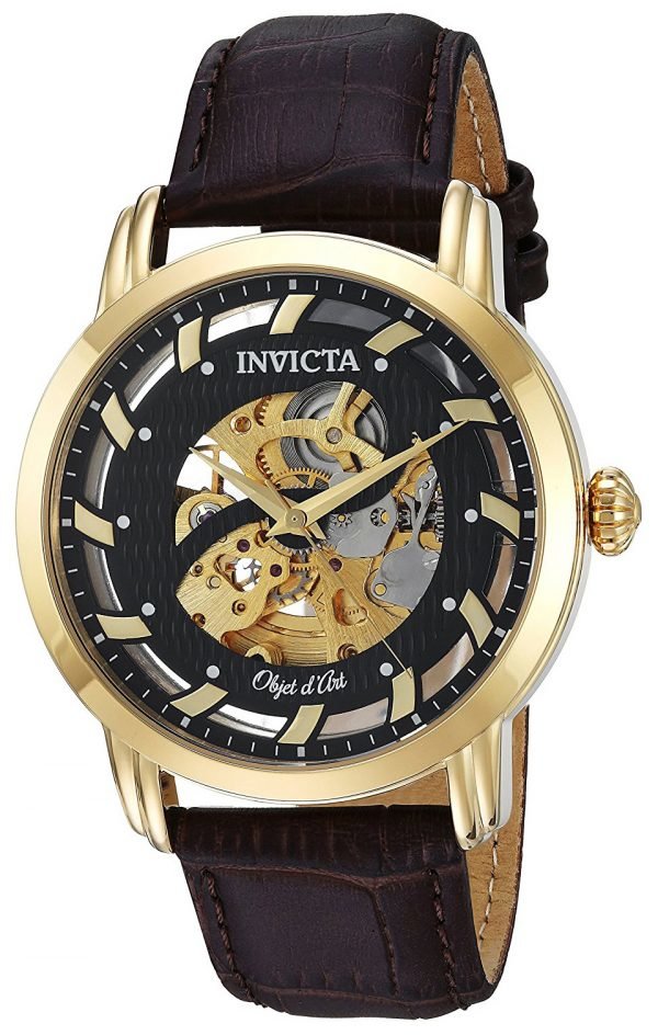 Invicta 22634 Kello Musta / Nahka