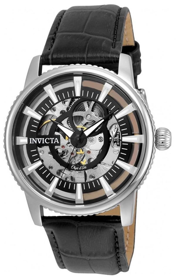 Invicta 22641 Kello Musta / Nahka