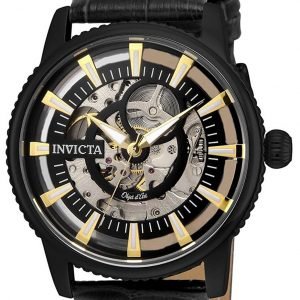 Invicta 22645 Kello Musta / Nahka