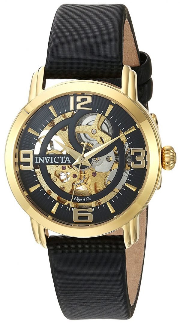 Invicta 22654 Kello Musta / Satiini