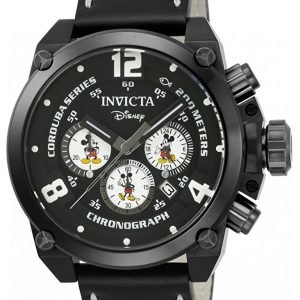 Invicta 22757 Kello Musta / Nahka