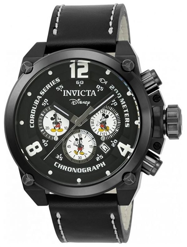 Invicta 22757 Kello Musta / Nahka