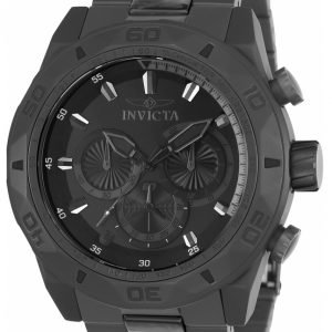 Invicta 23518 Kello Musta / Titaani