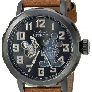 Invicta 23797 Kello Musta / Nahka